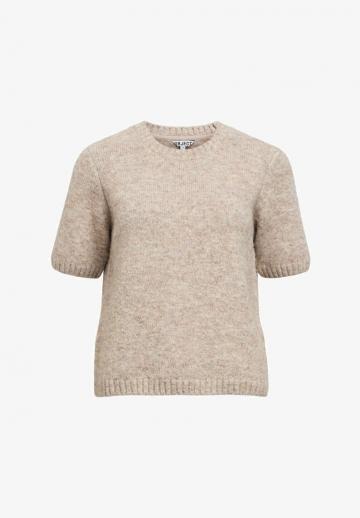 Пуловер с коротким рукавом