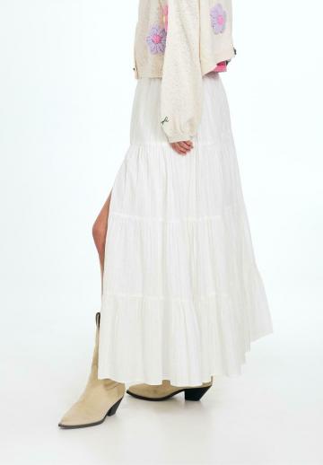 Юбка с воланами