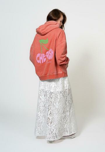 Пуловер с капюшоном