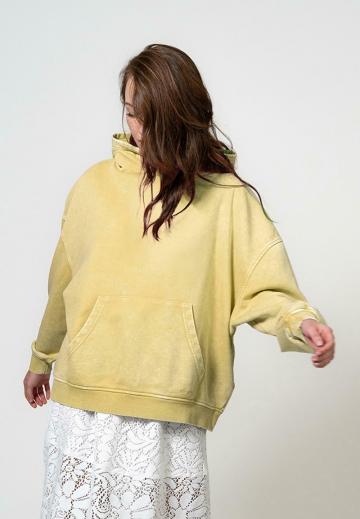 Пуловер с капюшоном