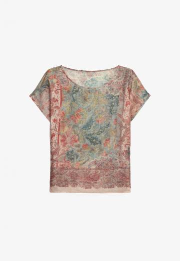 Атласная блузка