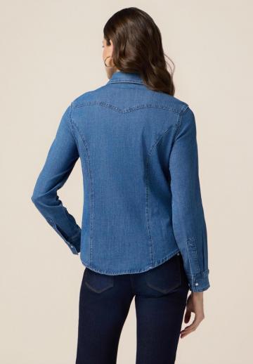Джинсовая блузка