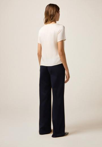 Атласная блузка