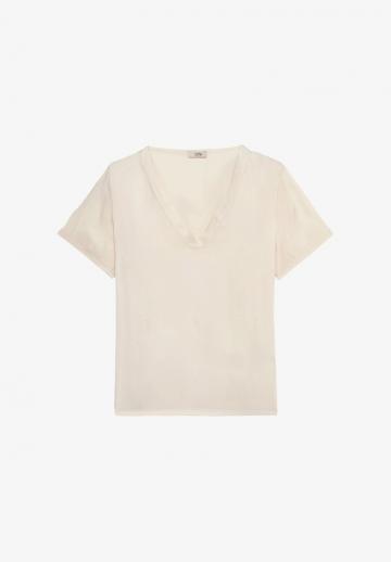 Атласная блузка