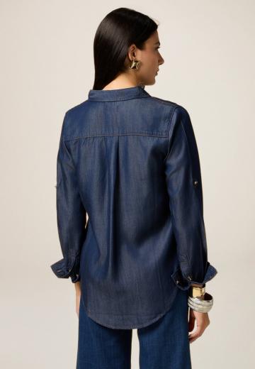 Джинсовая блузка