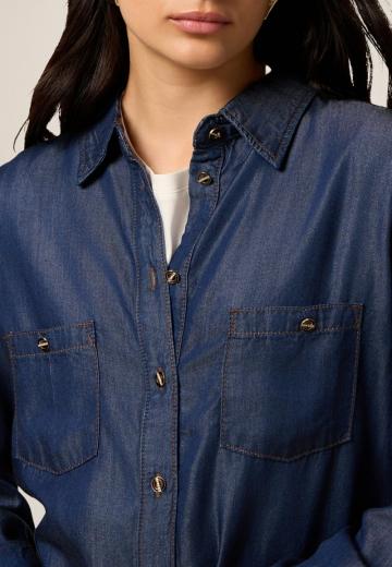 Джинсовая блузка