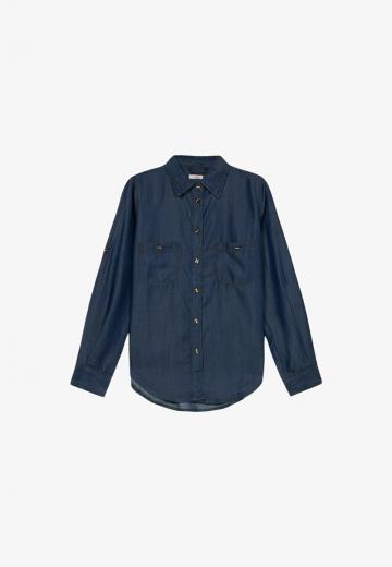 Джинсовая блузка