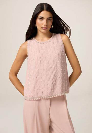 Блузка без рукавов