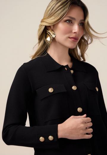 Блейзер с накладными карманами