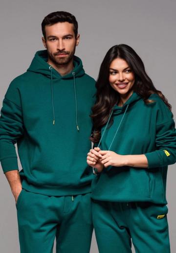 Пуловер с капюшоном