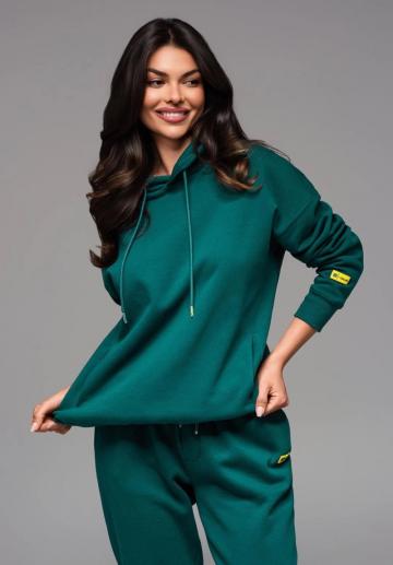 Пуловер с капюшоном