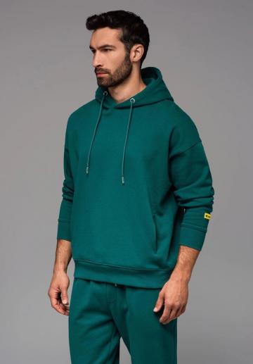 Пуловер с капюшоном