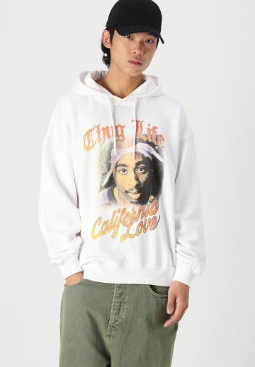 Пуловер с капюшоном