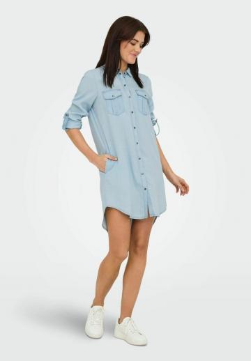 Джинсовое платье