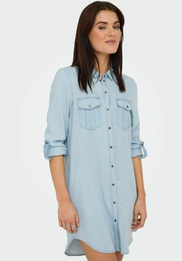 Джинсовое платье