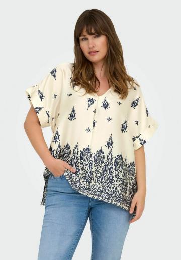 Атласная блузка