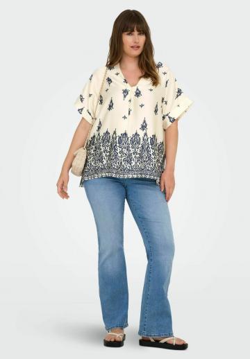 Атласная блузка