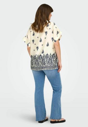 Атласная блузка