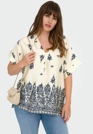 Атласная блузка