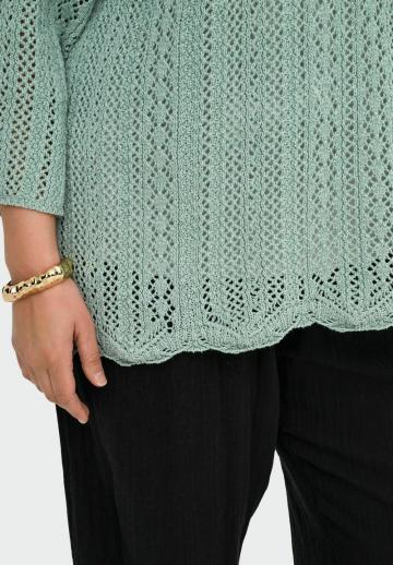 Пуловер с рукавом три четверти