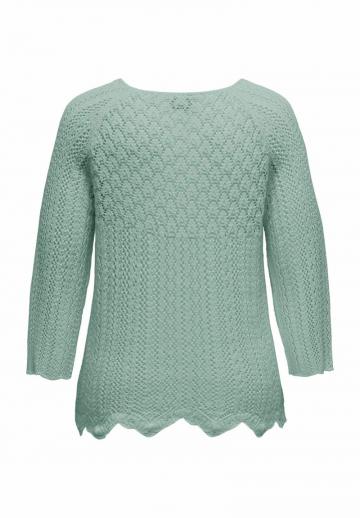 Пуловер с рукавом три четверти