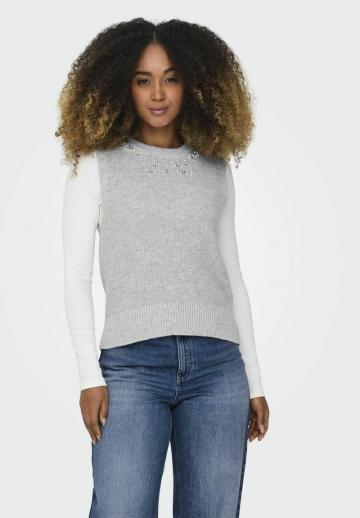 Пуловер без рукавов