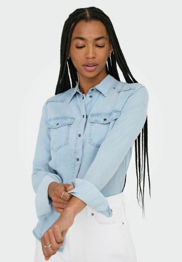 Джинсовая блузка