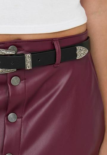 Кожаная юбка