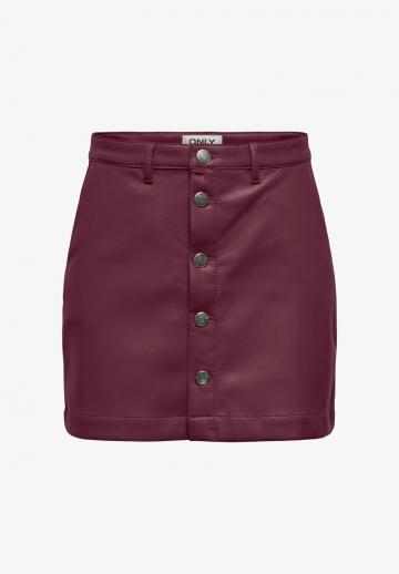 Кожаная юбка