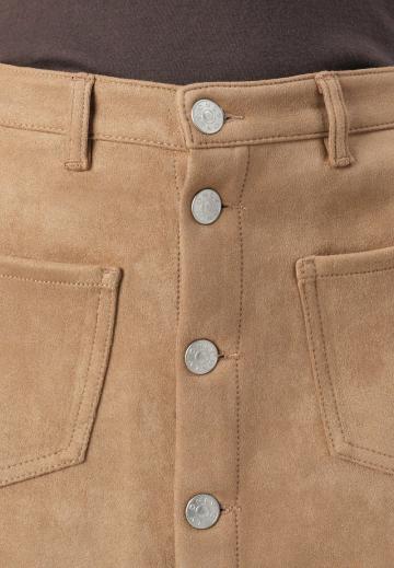 Юбка с накладными карманами