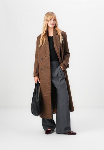 Шерстяное пальто