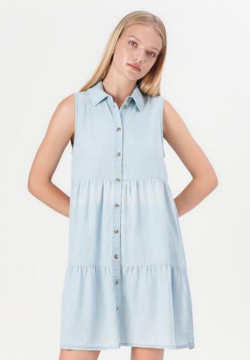 Джинсовое платье