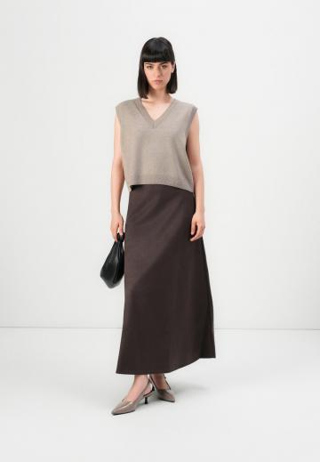 Пуловер без рукавов