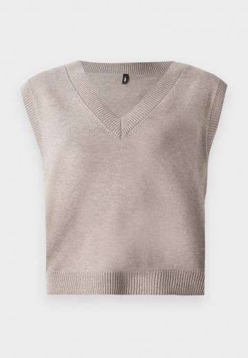 Пуловер без рукавов