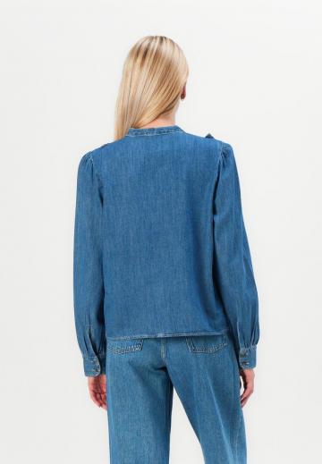 Джинсовая блузка