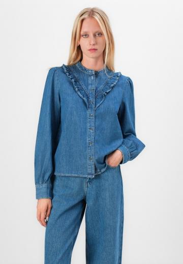 Джинсовая блузка