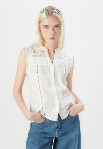 Блузка без рукавов