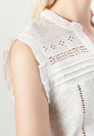 Блузка без рукавов