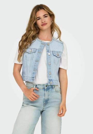 Джинсовая жилетка