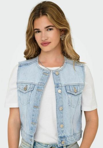 Джинсовая жилетка