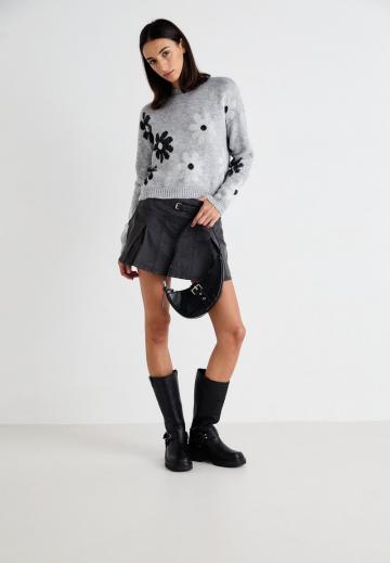 Длинный пуловер