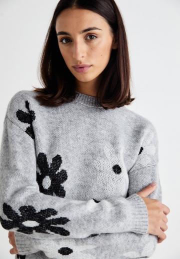 Длинный пуловер