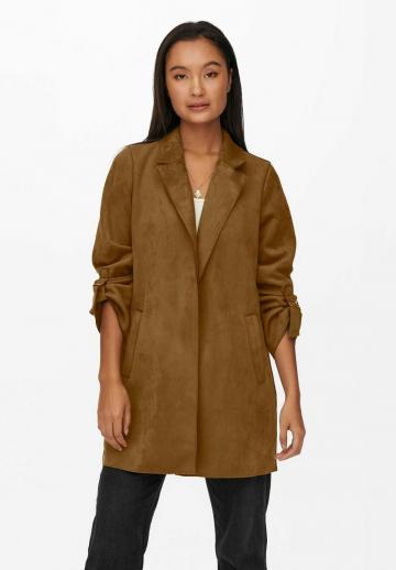 Пальто из искусственной кожи