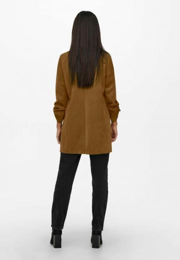 Пальто из искусственной кожи