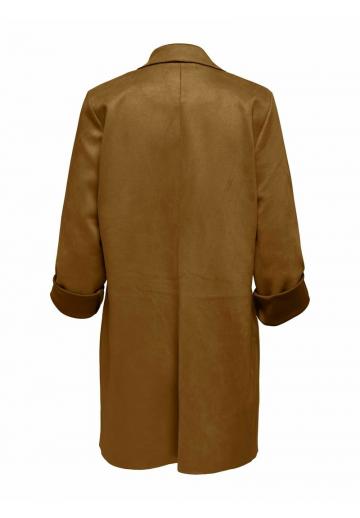 Пальто из искусственной кожи