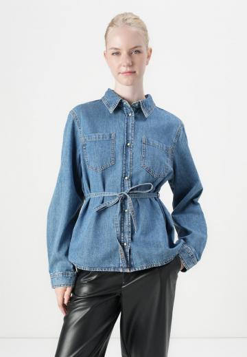 Джинсовая блузка