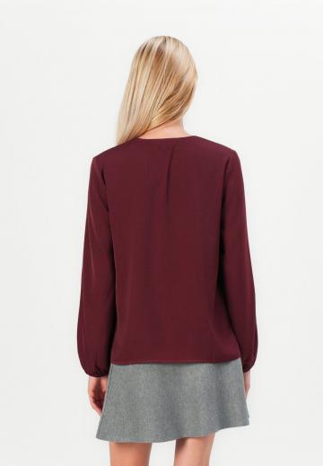 Атласная блузка