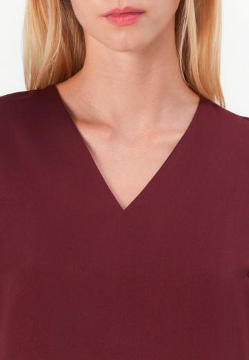 Атласная блузка