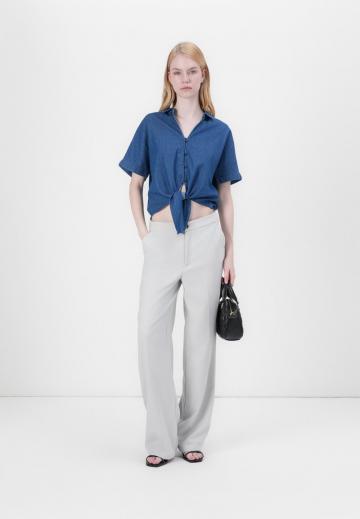 Джинсовая блузка