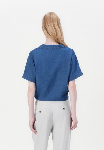 Джинсовая блузка